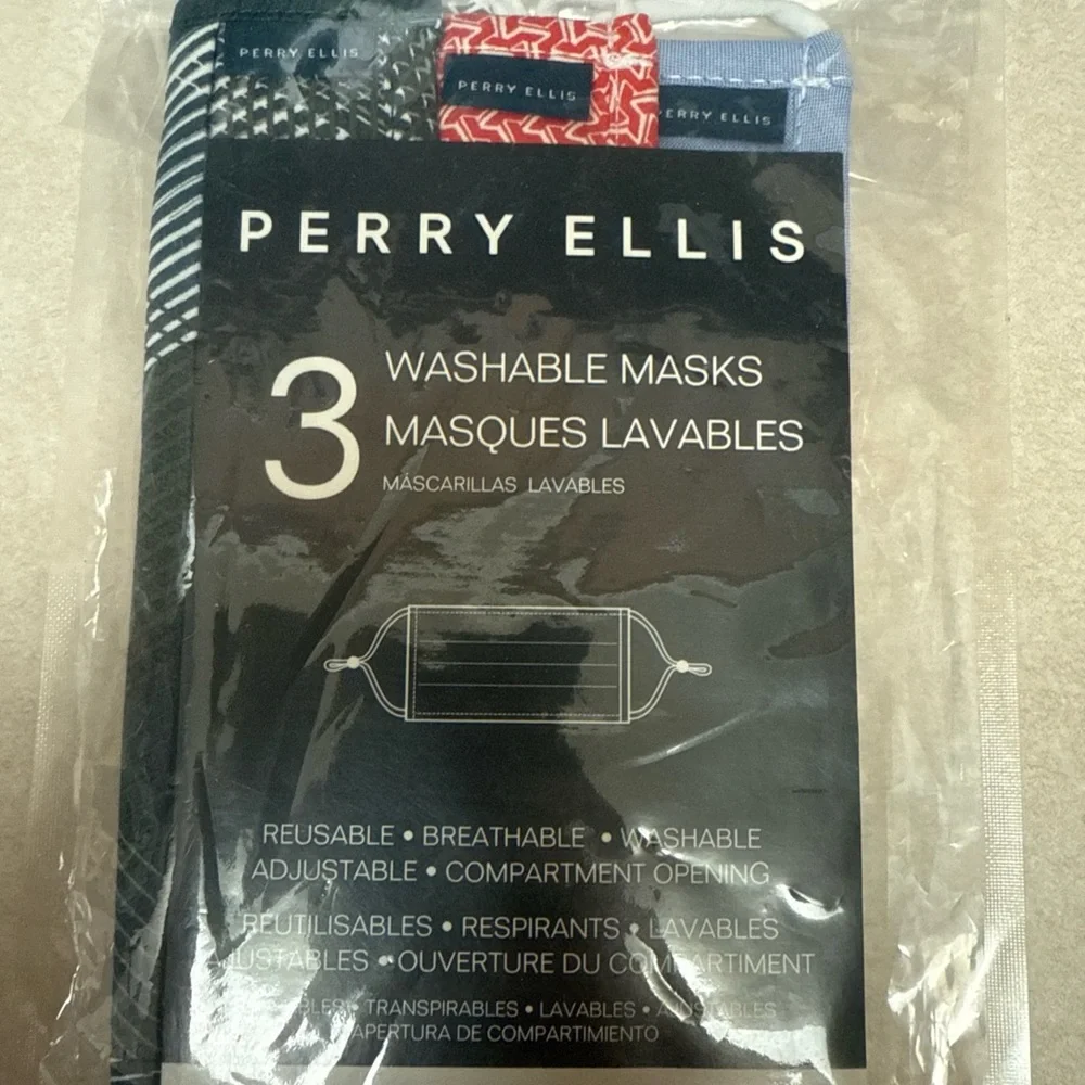 Perry Ellis Multi-Color Washable‎ Masks
